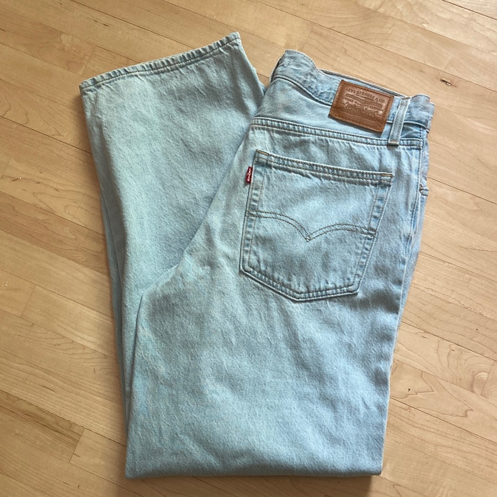 Levi's “Baggy Dad” Jeans, light wash denim, size 29